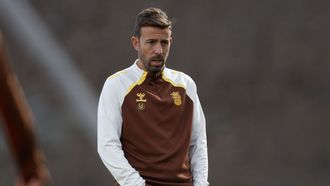 Luis Garc�a, durante un entrenamiento del Las Palmas.