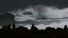Oleaje en Corrubedo