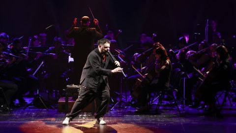 Abraham Cupeiro ofrecer un concierto en la iglesia de Meira