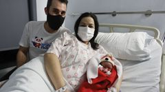Francisco y Patricia con su hija Vega