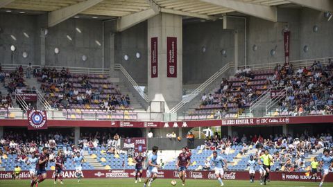 El Pontevedra mantiene su puesto de fase de ascenso a cuatro jornada para el final