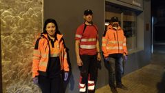 Miembros de Protecci�n Civil acercan la m�sica a las casas de los alaricanos.