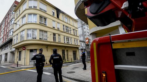 El incendio tuvo lugar en la calle Yáñez Rebolo