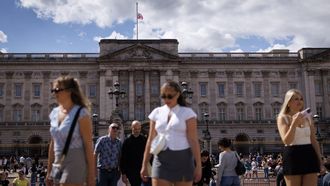 Exterior del palacio de Buckingham