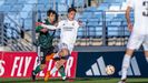 lex Lpez tuvo la ms clara para el Racing con una jugada a baln parado que se estrell contra el larguero.