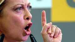Giorgia Meloni, l�der del partido ultraderechista Hermanos de Italia
