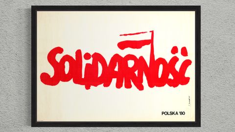 Cartel original Solidarnosc