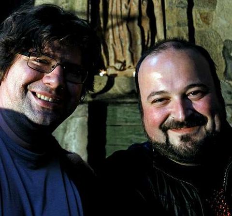 Xurxo Ay�n e Manuel Gago comezaron a limpeza do castro o pasado luns.