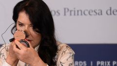 La artista serbia Marina Abramovic, en Oviedo