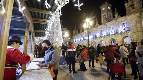 La decoracin navidea de Lugo