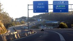 Imagen de archivo de la autov�a de Barbanza