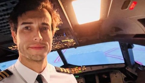 Leandro Bertazzo, el instructor�que se tir� desde el avi�n