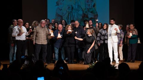 Gala das estreas das curtametraxes filmadas na pasada edici�n do Chanfaina Lab.
