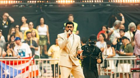 Bad Bunny, en un momento del concierto