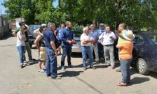 Rafael Cu��a acudi� junto a Miguel Medela a visitar a los vecinos de Filgueira y Sestelo.