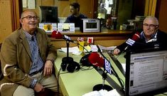 Jos� Manuel Toja y Jes�s Mar�a Pose presentaron las nuevas canciones en Radio Voz.