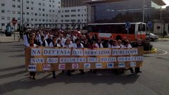 Movilizaci�n al son de la trompeta en el Marcide