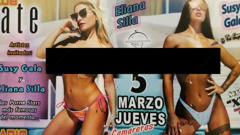 Detalle del flyer que denuncian las AMPAS