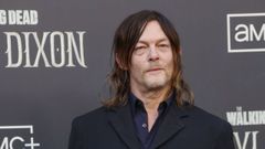 El actor Norman Reedus durante la promocin de la serie The Walking Dead.