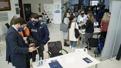Imagen de la feria Orienta Iuris, en el campus de Ourense
