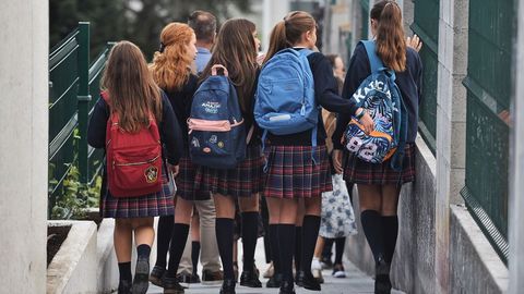 Vuelta al cole en un centro de A Coruña