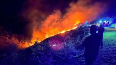 Incendio en Mondo�edo