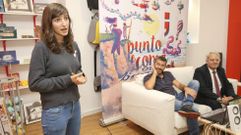 Eva Came�n, nunha das moitas actividades que ten habido en Punto e Coma 