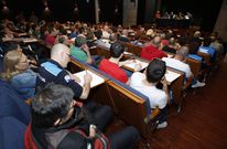 La asamblea de la Polic�a Local se celebr� en el centro c�vico Os Mallos. 
