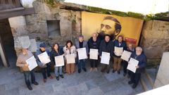 Patronos de la Fundaci�n Curros Enr�quez, este s�bado en Celanova