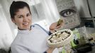 Silvina Muñoz hace repostería para personas con intolerancias alimentarias.