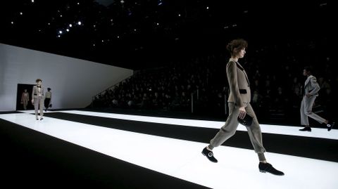 Desfile de Armani. 