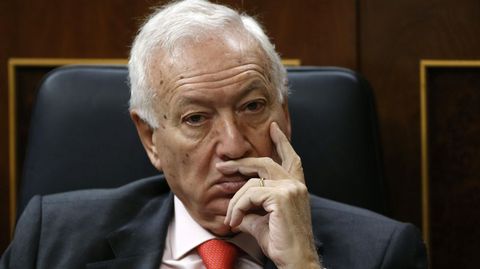 El ministro de Asuntos Exteriores, Jos� Manuel Garc�a Margallo