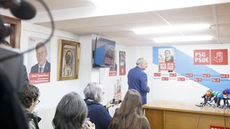 Jos� Tom�, el d�a que anunci� la dimisi�n como presidente de la Diputaci�n tras conocerse que hab�a denuncias contra �l