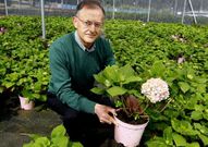 Juan Peixoto con un ejemplar de �Innocence�. <span lang= es-es >xo�n carlos gil</span>