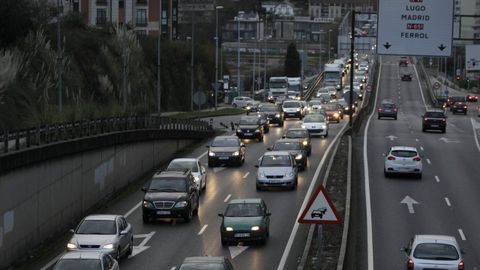 ATASCO EN EN EL PUENTE DE A PASAXE