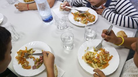 Imagen de un comedor escolar. Fue tomada antes de la crisis sanitaria