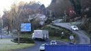 La senda peatonal y ciclista entre Milladoiro y San Caetano, aprobada por la Xunta con la oposición de los vecinos del tramo inicial, arranca de esta rotonda, por el vial de la derecha