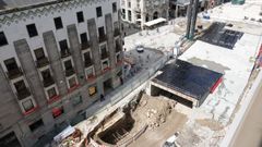 En la parte inferior de la imagen se muestra el lugar donde aparecieron los restos, justo en la entrada del t�nel