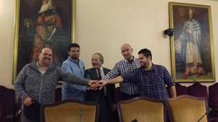 Firma del acuerdo en el Ayuntamiento para la contrataci�n de 271 empleados p�blicos