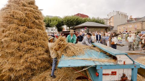 Meira reivindic� los trabajos acestrales del campo en una nueva edici�n de la Festa da Malla.