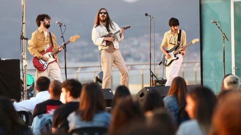 Concierto de Carlos Sadness -una de las bandas que acudirn al FIV- en el auditorio Mar de Vigo.