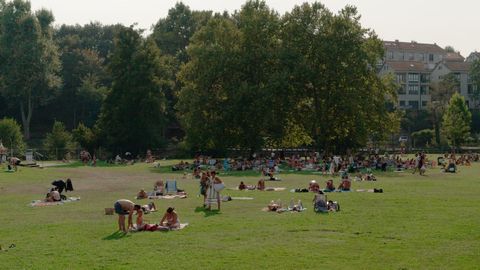 Jornada de altas temperaturas en Allariz
