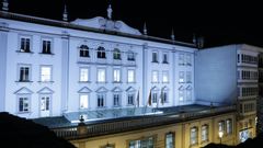 El edificio administrativo del Concello de Lugo en el antiguo seminario