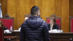 El acusado, en el juicio en la Audiencia Provincial de Ourense