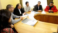 Representantes de la organizaci�n presentaron ayer el torneo en el Concello de A Laracha