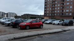 Aparcamiento en el que hab�a una nave abandonada en Ciudad Naranco