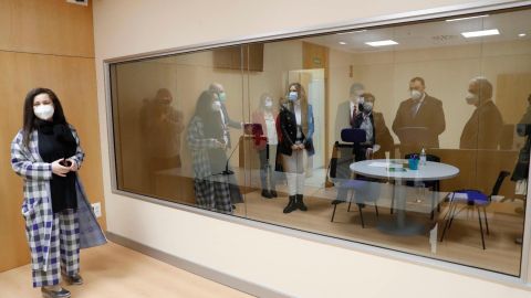 La sala Gessel, en el Palacio de Justicia de Gij�n