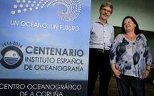 Kirkegaard, con Carmela Porteiro, vicepresidenta del ICES. 