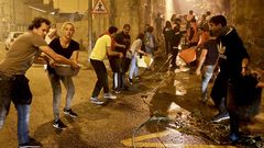 Jornada de vigilia naranja en Vigo
