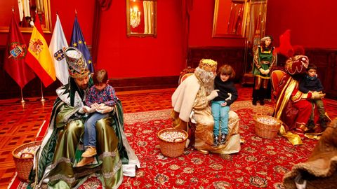 Los Reyes Magos, en Santiago de Compostela
